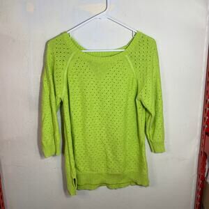 American Eagle Outfitters Women's Green Sweater Size L